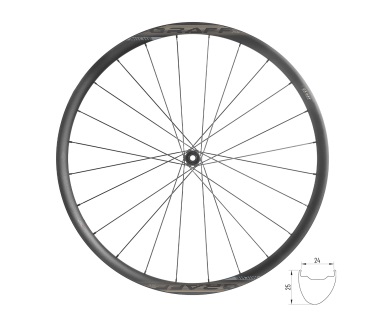kola gravel MICHE GRAFF XL SH 25 plášťová, Alloy