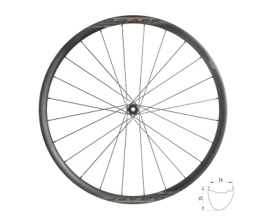 kola gravel MICHE GRAFF XL XDR 25 plášťová, Alloy