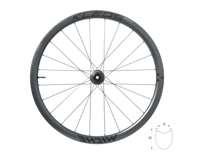 kola silniční MICHE KLEOS RD 36 DISC SH plášť. OEM