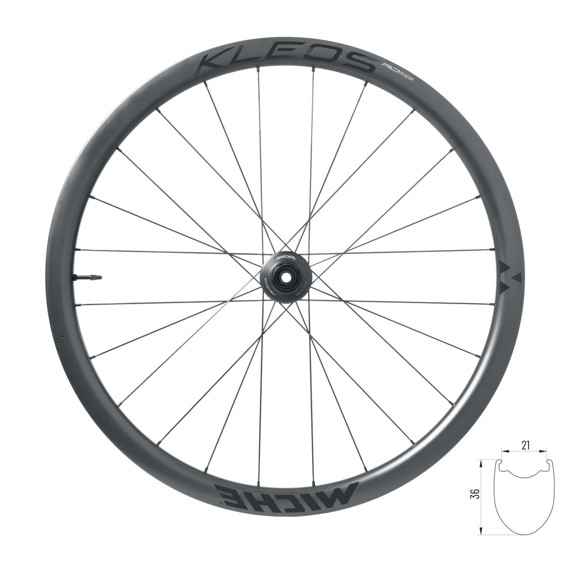 kola silniční MICHE KLEOS RD 36 DISC SH plášťová