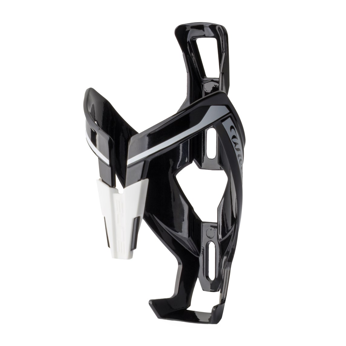 košík láhve WILIER CUSTOM RACE plast, černo-bílý