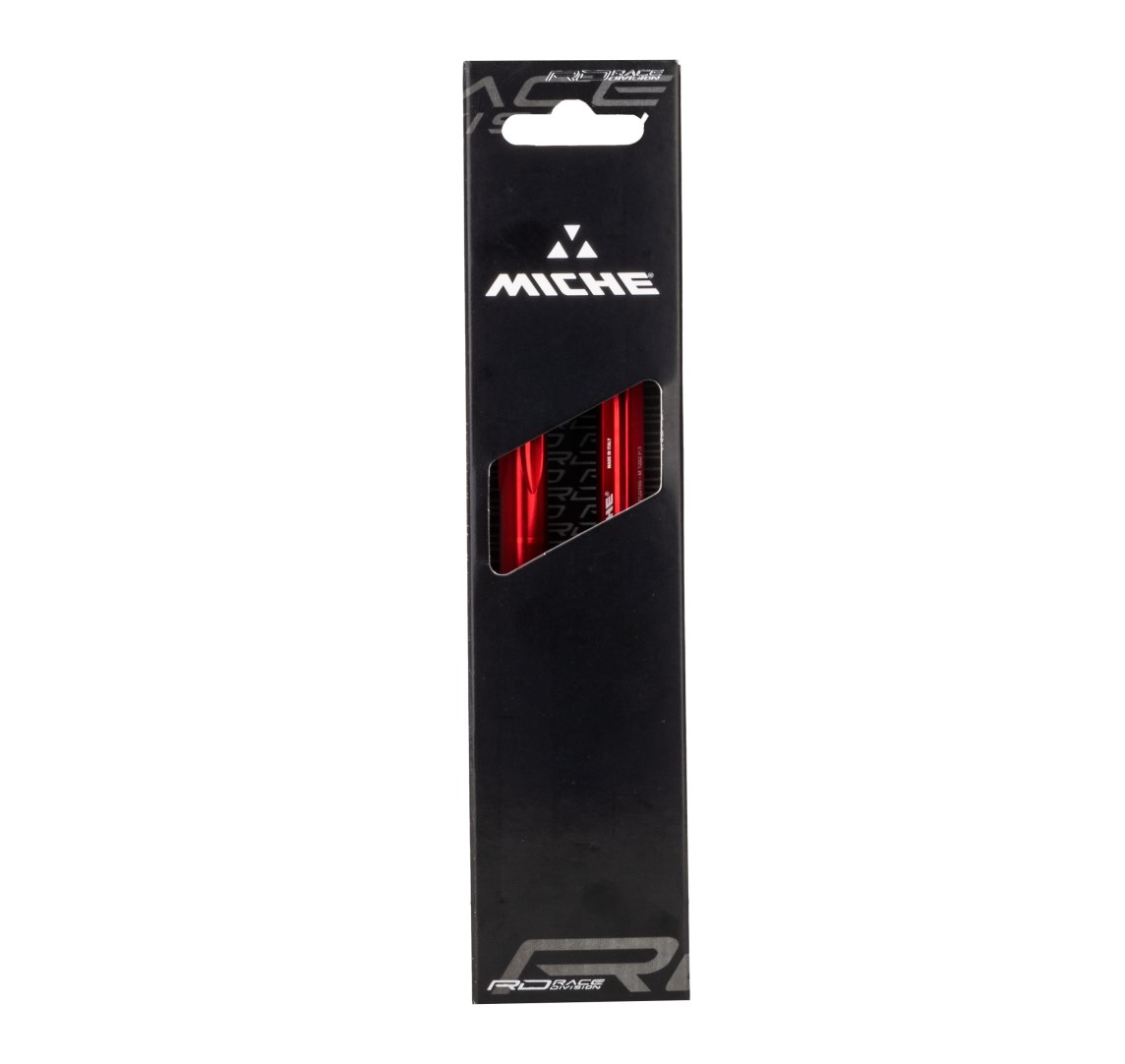 osy pevné MICHE LIGHT RD 12x118 +12x165 red